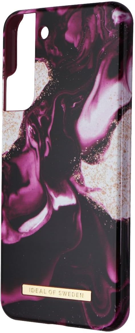 iDeal Of Sweden Hard Case for Samsung Galaxy (S22+) - Golden Ruby Marble