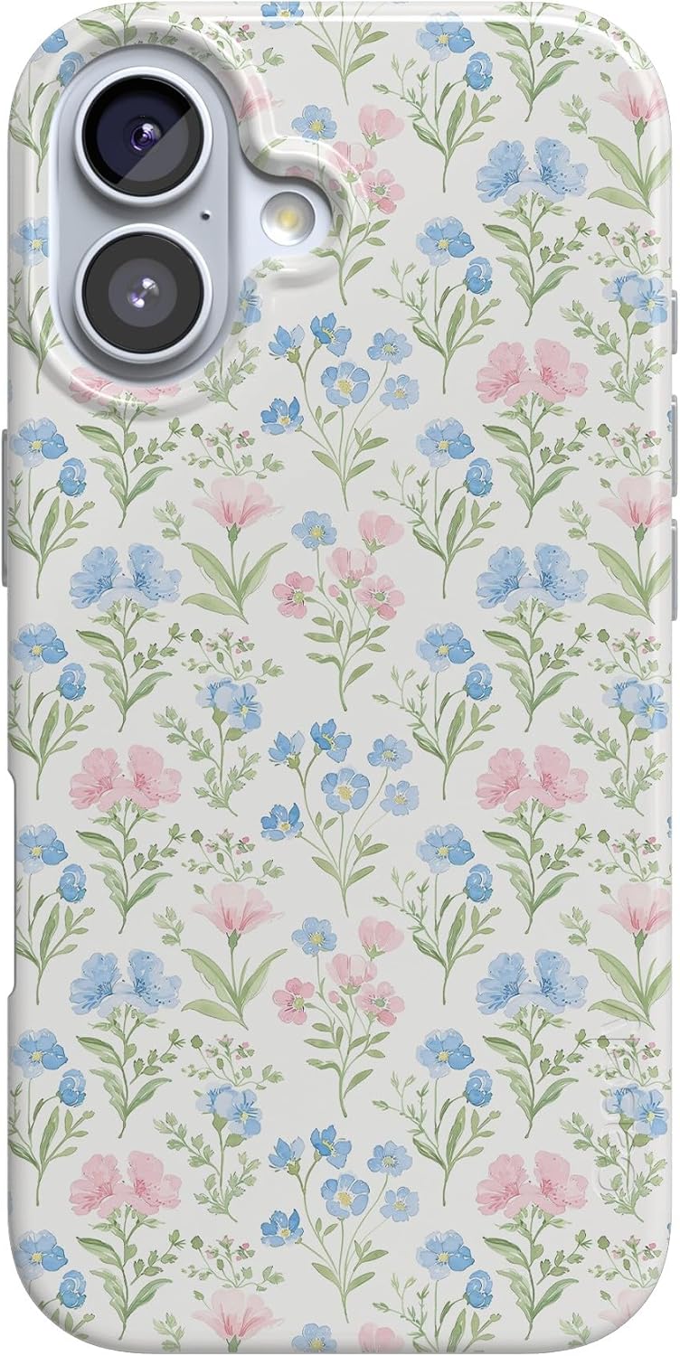 Casely iPhone 17 Case | Pastel Garden | Sunday Best | Compatible with MagSafe | Classic Ultra Slim Design